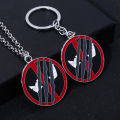 Movie Deadpool and Wolverine Best Bubs Keychain Set Split Heart Matching Pendant Key Chain for Women Men Cosplay Jewelry Gift. 