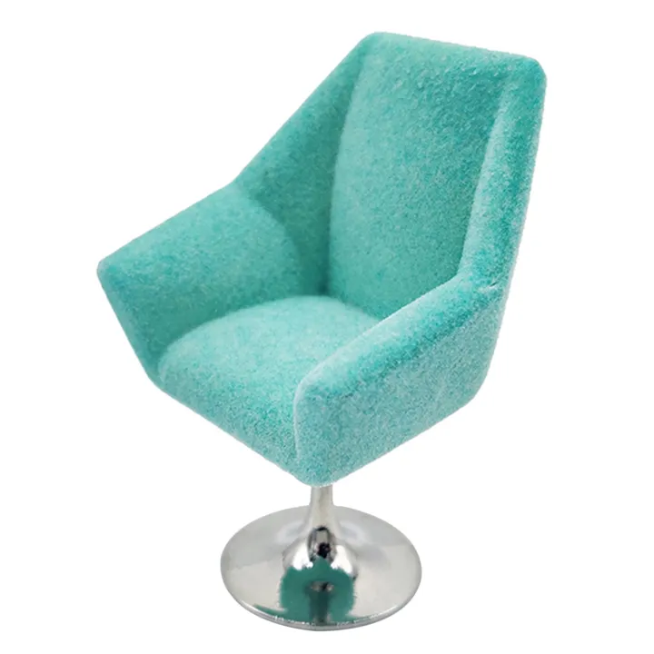 1:12Mini%20Armchair,%20Mini%20Miniature%20Flocking%20Armchair%20-%20Image%202
