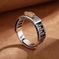 Cute Fortune Cat Animal Rings Couple Jewelry Adjustable Finger Rings For Men Lover Women Lady Girl Boy Male Valentine's Day Gift. 