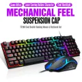 RGB T-Wolf Mechanical Feel Gaming keyboard and Mouse Tf200- High Quality Backlight LED  Gaming Keyboard Usb Ergon. 