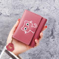 Multifunctional Wallet Women's Wallet Mini Card Bag Fashion Card Bag Cat Wallet Triple Fold Wallet Cute Wallet. 