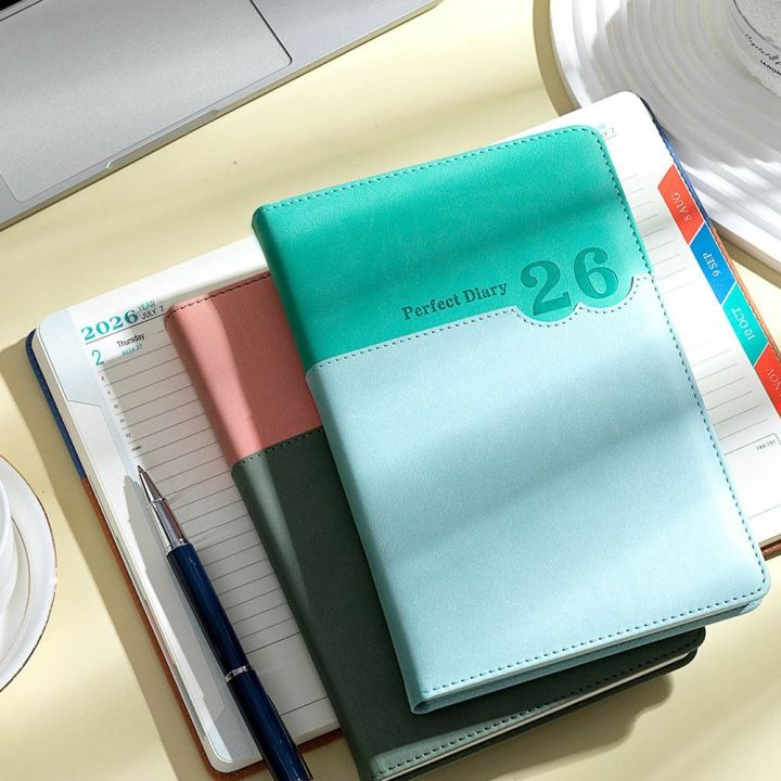 Diary Notepad 365 Days 2026 Schedule Planner Notepad English Efficiency ...