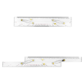 Marine Parallel Ruler Clear Scales, Mapping Points to Pull Parallel Ruler 450MM, Nautical Charts Parallel Ruler for Boat. 