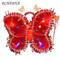 Kids Costume with Light-up Wings Butterfly Wings Luminous Vibrant Colors Fine Workmanship Kids Dress-up for Festivals Parties Birthdays Light-up Butterfly Wings. 