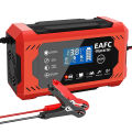 Large Screen Car Battery Charger 6A 12V Car and Motorcycle Battery Charging Device Lead-acid Battery Smart Repair LCD Display. 