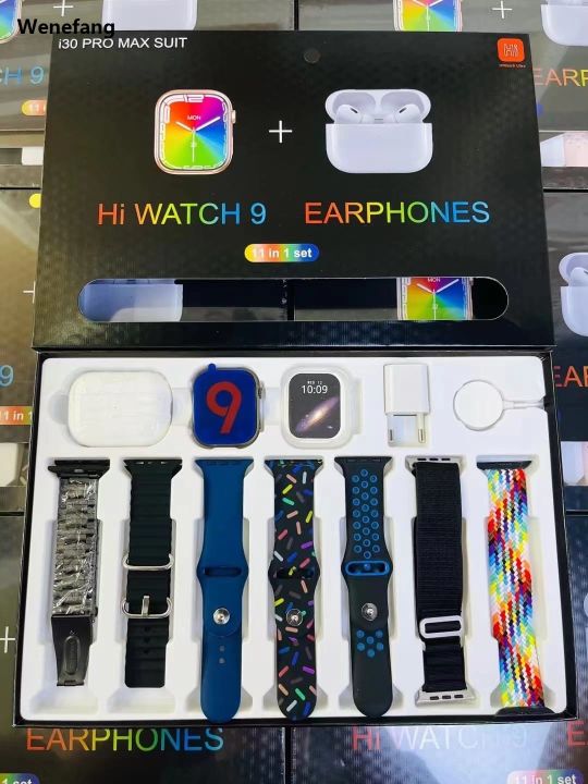 Wenefang%20i30%20Pro%20Max%20Suit%20Hi%20watch%20Ultra%2011%20in%201%20Set%20Ultra%20Smartwatch%20With%20Free%20Airpods%20Pro%20With%20Adapter%20and%20Aluminum%20Case%20With%207%20Straps%2049mm%20Big%20HD%20Display%20Bluetooth%20calling%20Wireless%20Charging%20Smartwatch%20-%20Image%204