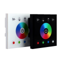 DC12V-24V RGB / RGBW Wall Mounted Touch Panel Controller Glass Panel Dimmer Switch Controller for LED Strips Lamp White. 