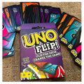 UNO Flip Style Card Game – Double-Sided Action Cards | Fun Family & Travel Card Game for Kids & Adults. 