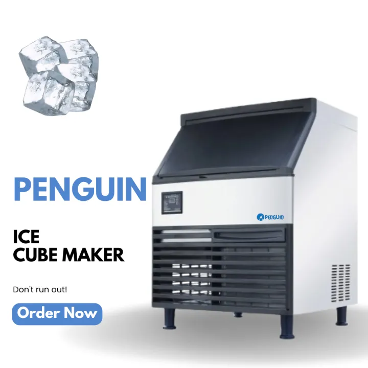 Penguin%20Branded%20Under%20Counter%20Ice%20Cube%20Machine%2073Kgs%20Per%20Day%20-%20Image%202