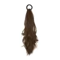 Heat Resistant Ponytail Hairpiece - 50cm Length, Brown/Black Colors. 