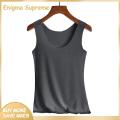 Enigma- Women Top Comfortable Stylish Women's Seamless Tank Top for Summer Sports Breathable Sleeveless Camisole for Bottoming Elastic Round Neck Soft Lightweight Perfect for Round Neck Women Top. 