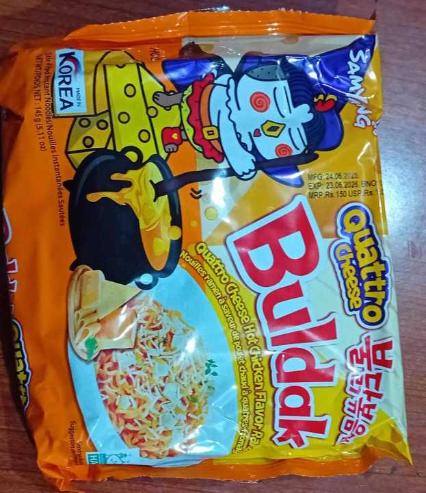 Buldak Quattro Cheese Ramen Noodles