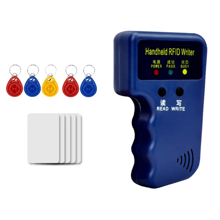 Handheld RFID 125KHz ID Card Programmer and Copier, Comes with 5 ...