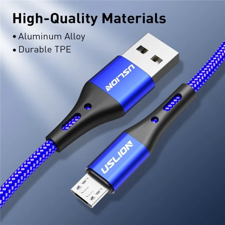 USLION%20Micro%20USB%20Cable%203A%20Nylon%20Fast%20Charge%20USB%20Data%20Cable%20Android%20Mobile%20Phone%20USB%20Charging%20for%20Samsung%20Xiaomi%20Tablet%20-%20Image%202