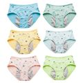 4/6Pcs Girls Panties Cotton Toddlers Kid Triangle Underpants Breathable Girl Briefs Three Layers of Leak-proof Student Underwear. 