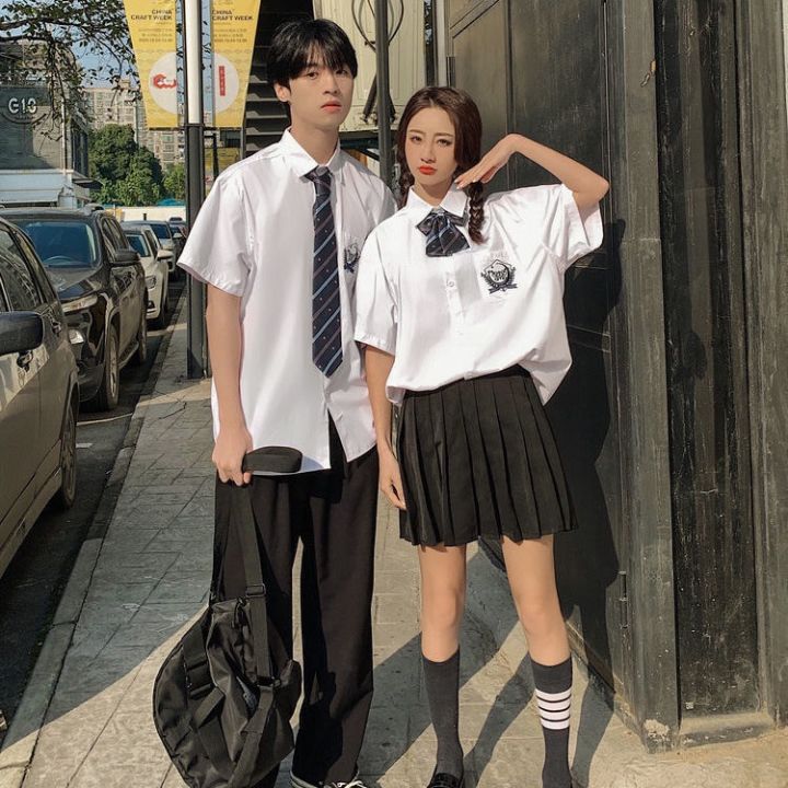 Uniform%20Customized%20College%20Style%20School%20Uniform%20Full%20Set%20dk%20Graduation%20Business%20Attire%20High%20School%20Student%20Genuine%20Short%20Sleeve%20Suit%20Male%20Shirt%20Student%20-%20Image%205