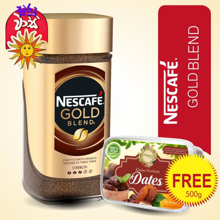 Avurudu wasi Nescafe gold 190g with free nuttymo dates 500g