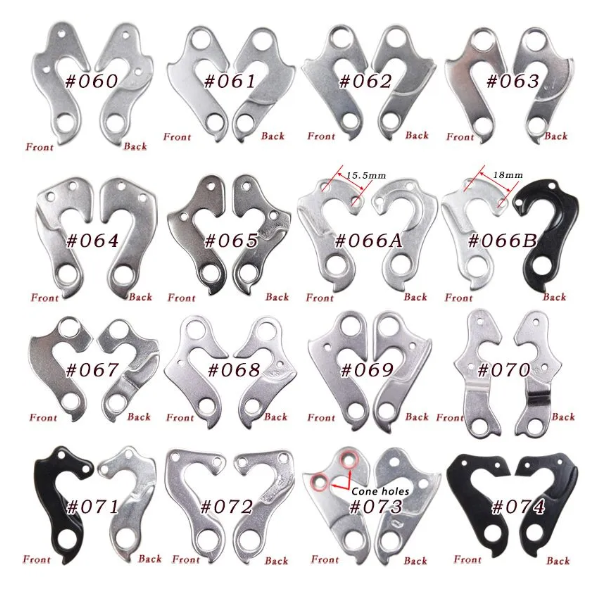 YAAQII For Aluminum Alloy Bicycle Rear Derailleur Hanger For