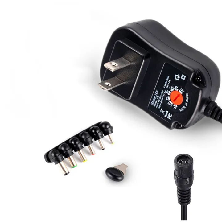12W%203V%204.5V%205V%206V%207.5V%209V%2012V%201A%20Adjustable%20Power%20Adapter%20AC/DC%20Charger%20Universal%201A%20Switching%20Power%20Supply%20US%20Plug%20-%20Image%205