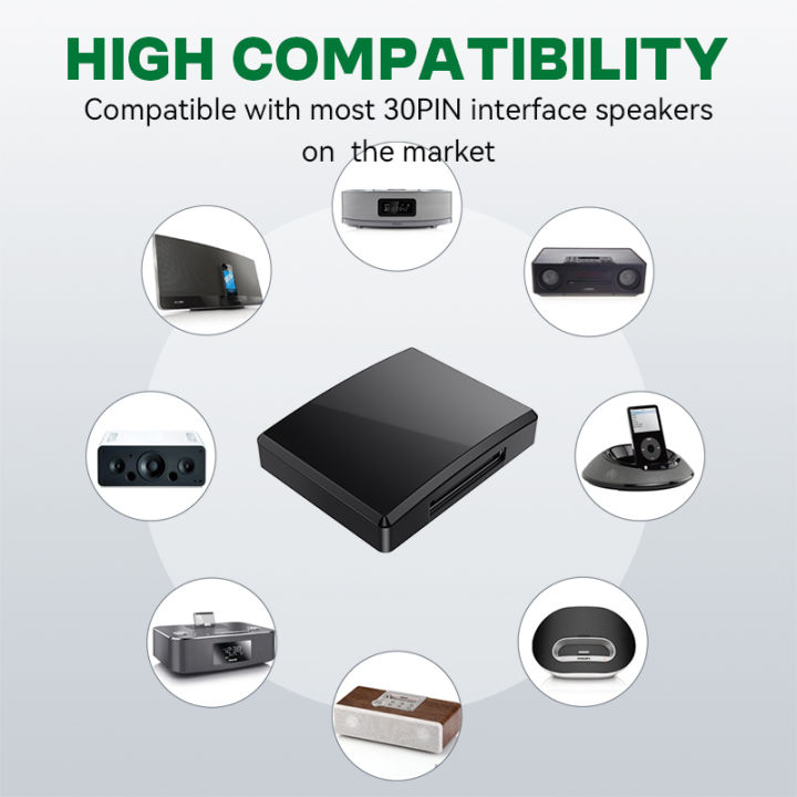 30Pin%20Bluetooth%205.4%20Music%20A2DP/AVRCP%20Mini%20Wireless%20Audio%20Adapter%20For%20IPod%2030%20PIN%20Jack%20Analog%20Speaker%20HIFI%20Stereo%20-%20Image%206