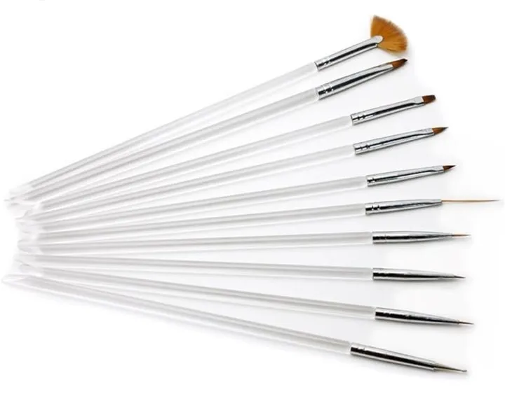 Professional Nail Art Brush Collection Of 10