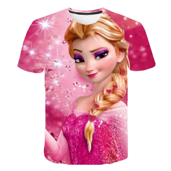 New%20Summer%20Frozen%202%20T%20Shirt%20Anna%20Elsa%20Girl%203D%20Digital%20Printing%20Clothing%20Tops%20Frozen%20Snow%20Queen%20Anna%20Elsa%20Cartoon%20Print%20Shirts%20-%20Image%202