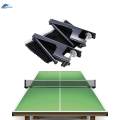 Folding Pong Net and Post Screw on Clamp for Table Tennis Training 6ft Long Net Accessory. 