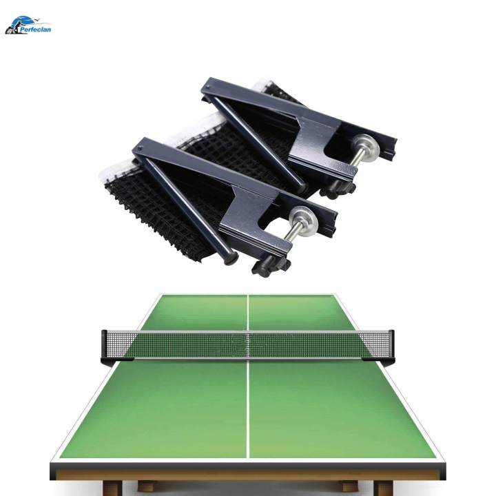 Folding%20Pong%20Net%20and%20Post%20Screw%20on%20Clamp%20for%20Table%20Tennis%20Training%206ft%20Long%20Net%20Accessory%20-%20Image%204