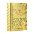 pokemon cards golden 55Pcs Pokemon Rainbow Gold Silver Black English Cards Anime Pikachu Charizard Eevee Battle Game Collection Cards Kids Toys GiftsParty Games Crafts. 