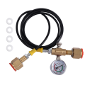 250Bar Gauge W21.8-14 Argon CO2 Refilling Station Charging Adapter Charging Valve Connector to Small Welding Tanks. 