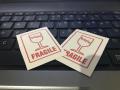 50 Fragile Stickers for Sensitive Packaging Glass Safe Package & Daraz Package Safe. 