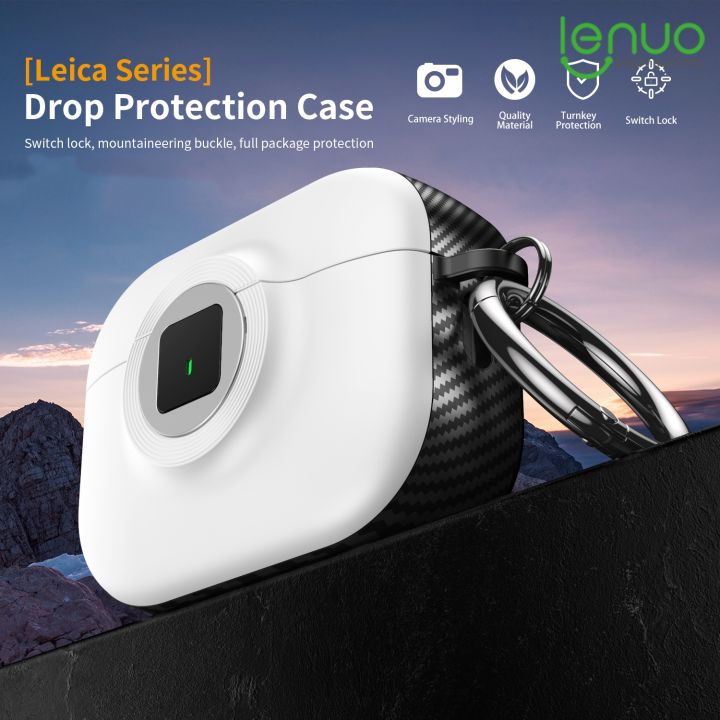 Lenuo For AirPods 4 3 Case 2021 AirPod 1 2 pro 2 Protective Case / Cover Leica With Buckles Bluetooth Earphone Case Gift