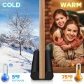 Under Door Draft Stopper / Breeze Weather Stripping Blocker / Adjustable Double Draft Noise Reduction Blocker Sweeps / Energy Saving Sound Dust Proof House Door Bottom Sealing Strip. 