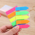 100Pcs/Set 5 Color Index Sticky Notes Index Label Stickers PET Sticky Notes Highlighter Translucent Page Makers For Page. 