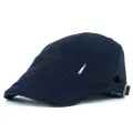 Retro Men'S Hat Cotton Flat Cap Newsboy Beret Adjustable Cabbie Hat Gatsby Driving Hat. 