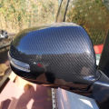 Carbon Fiber Car Rear View Mirror Cover Trim for Mitsubishi Outlander 2013 2014 2015 2016 2017 2018 2019. 