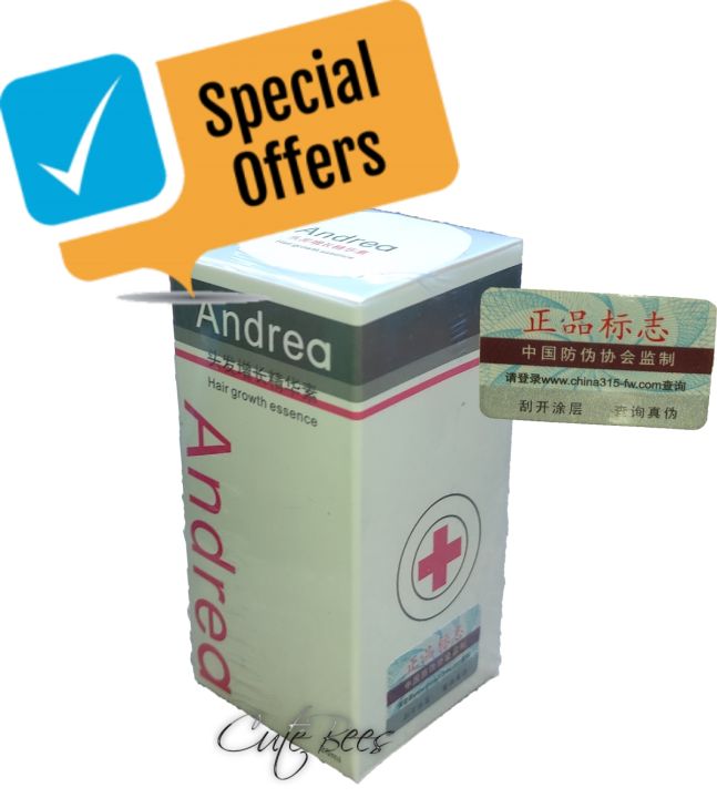 Andrea Hair Growth Essence Oil 20ml Ahgo Scalp Treatment Hair Growth & Stop Hair Loss