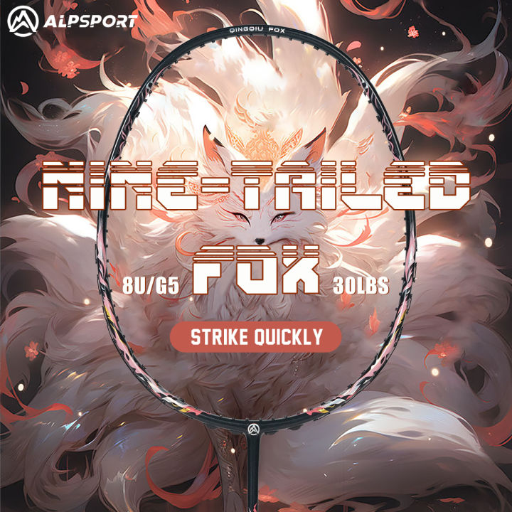 ALP-SPORTS%20Fox+8U%20Ultralight%20Carbon%20Fiber%20Badminton%20Racket%20(Women)%20%7C%20Sri%20Lanka%20Edition%20%7C%2062g%20Lightweight%20Design%20-%20Image%204