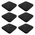 6Pcs Silicone Treadmill Mats Treadmill Pads Multipurpose Exercise Equipment Mats Noise Reduction for Walking Pad Exercise Bike. 