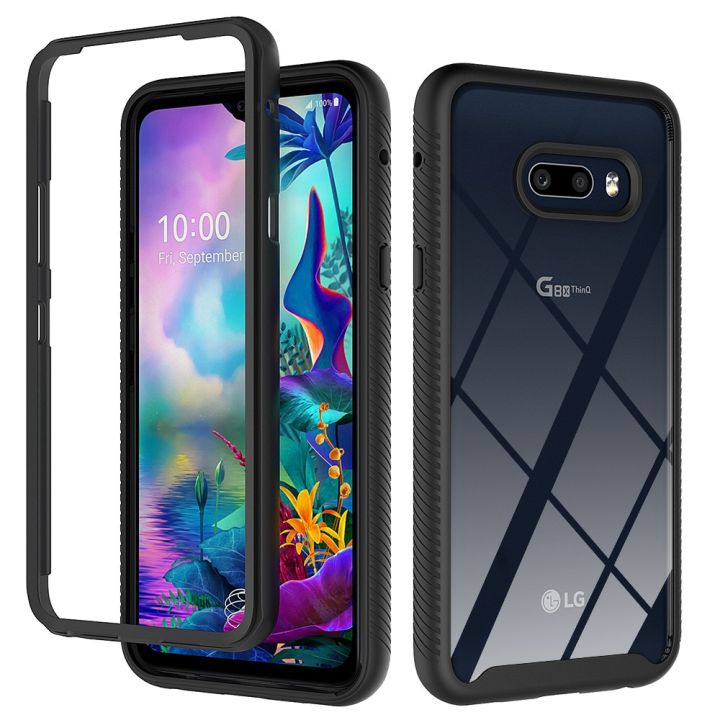 Custodia J&D Compatibile Con LG V40 ThinQ/LG V40, Custodia Protettiva Robusta Antiurto Ibrida A Doppio Strato Per Lg V40 Thinq Lg V40~p74057279