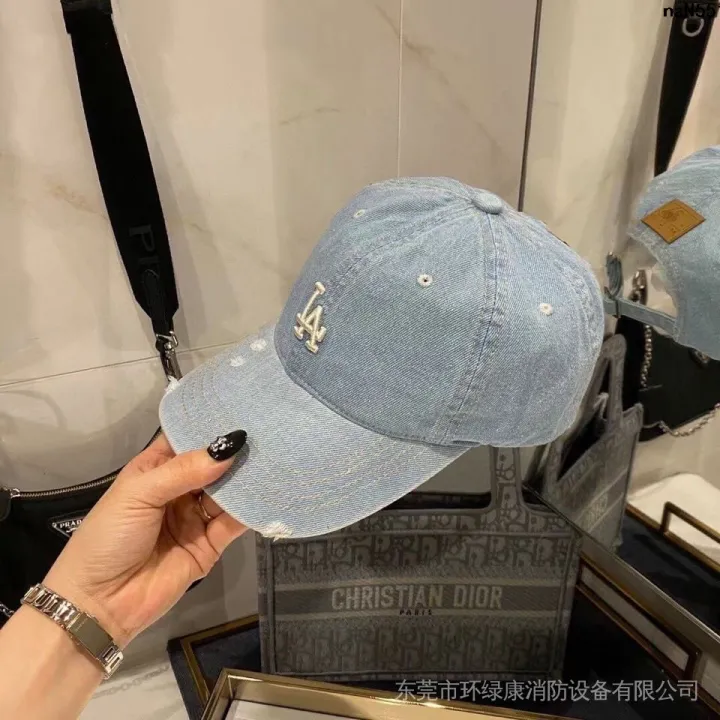 Same%20Material%20NY%20Team%20Jin%20Yangji%20Yaman%20Hat%20New%20Style%20Logo%20Hole%20Baseball%20Cap%20Denim%20New%20Men%20and%20Women%20Baseball%20Cap%20%EF%B9%91%20-%20Image%204
