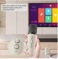 K12 Bluetooth Karaoke Machine Portable 5.3 PA Speaker System with Dual Wireless Microphones for Home Family Parties, Singing, and Fun. Rechargeable Speaker with LED Lights, High Bass, USB/SD Card Support, Perfect for Kids, Adults, and Special Occasions. 