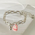 Kawaii Pochacco Bracelet Anime Cartoon Sanrio Bell Chain Bracelet Adjustable Fashion Cute Women Girls Birthday Jewelry Gift. 