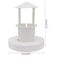 ABS Floating Mist Dispenser Ultrasonic Humidifier Generator Water Fountain Mini Mist Maker For Pool Pond Fish Tank White. 