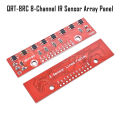 QTR-8RC 8 Channel Line Tracking IR Sensor Array Module  Line Track Follow Reflective Infrared Sensor for Arduino Smart Robot Car. 