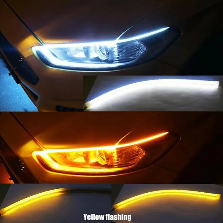 2x%20DRL%2045cm%20Daytime%20Running%20Light%20Flexible%20Soft%20Tube%20Guide%20Car%20LED%20Strip%20White%20Turn%20signal%20Yellow%20Waterproof%20-%20Image%2010