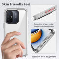 NORVIK For Xiaomi Redmi 12C Phone Case Full Protection Shockproof Shell Anti-Fall Casing New Design Transparent Back Cover. 