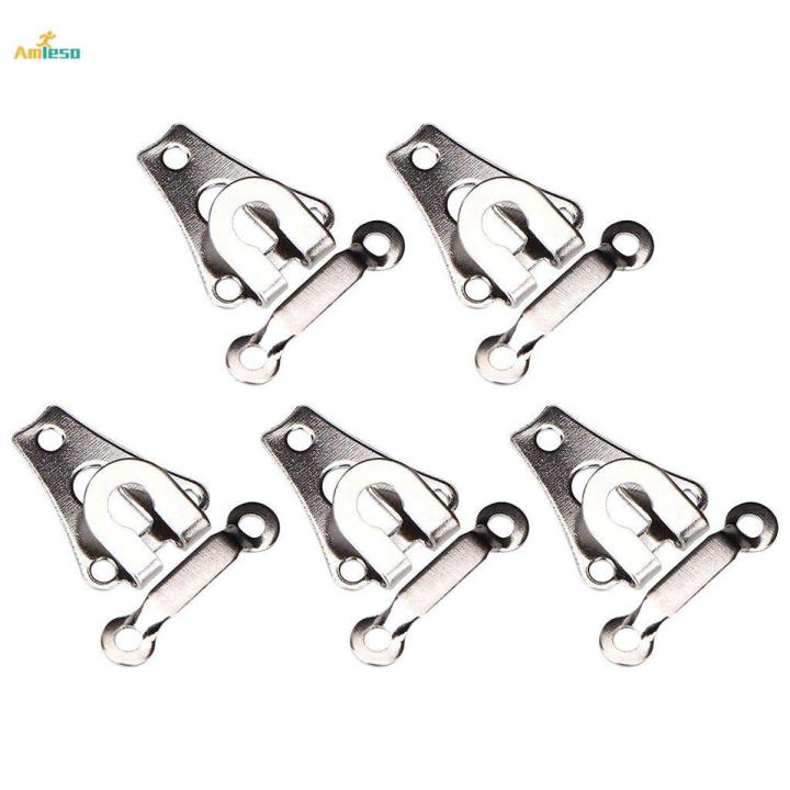 5 Pairs Skirt Hooks Sewing Hook, Sewing Clothing Fixing Tools, Metal Fasteners Press Studs for Skirt Dress Sewing and Crafting