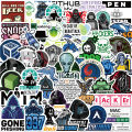 40pcs Hacking Stickers Hacker Computer IT Network Hack Cyber Attack Stickers for Laptop Scrapbook Journal Kids Girls Boys Stickers. 