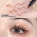 Linman xixi color slim gel eyeliner pen sweat resistant no smudOriginalge white brown pseudo plain makeup beginner eyeliner D515. 